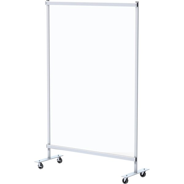 Global Industrial 48W x 72H Mobile Clear Room Divider 695859